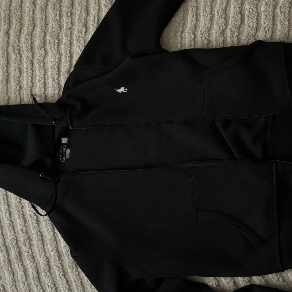 Ralph Lauren double knit full zip hoodie